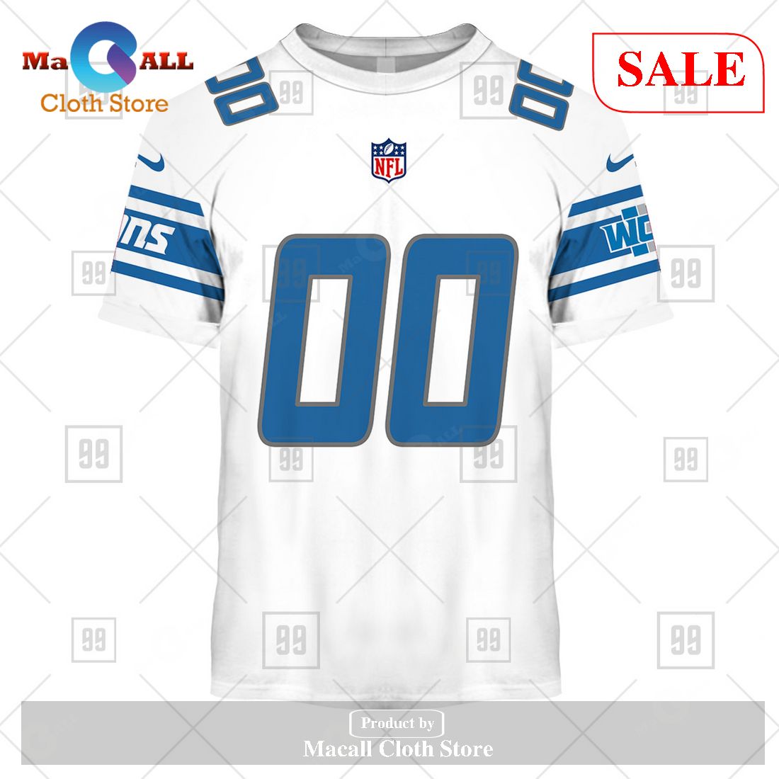 Detroit Lions Detroit Lions Nfl Detroit Lions Apparel 19490 3D