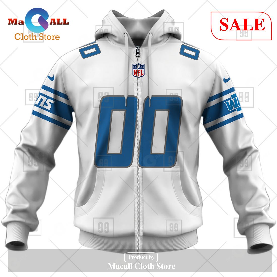 Detroit Lions Detroit Lions Nfl Detroit Lions Apparel 19491 3D Hoodie