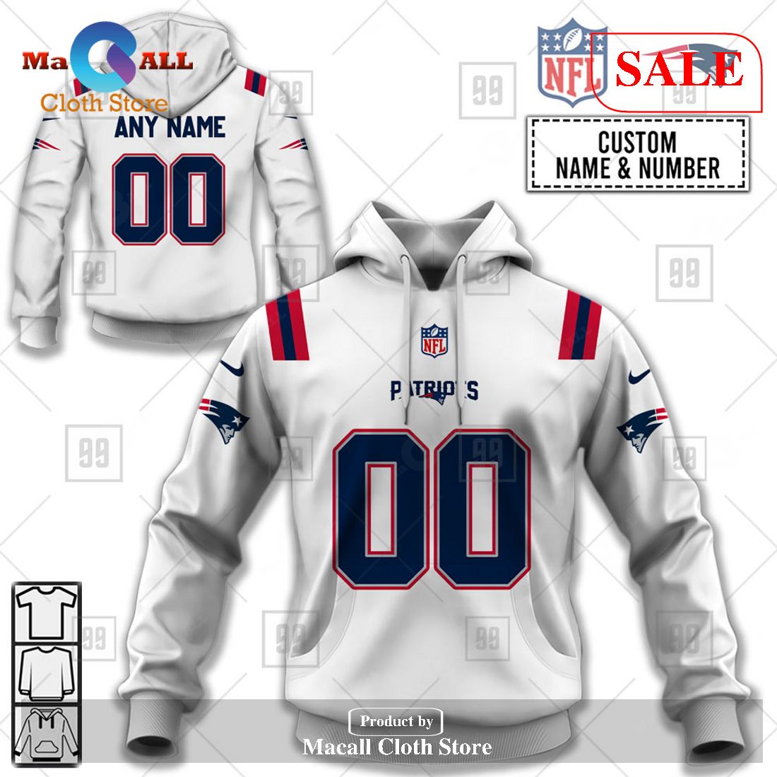 BEST NFL New England Patriots, Speicla Camo Realtree Hunting 3D Hoodie