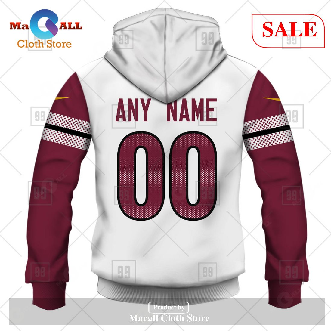 SALE] Washington Commanders Personalized NFL Jersey Hoodie 3D