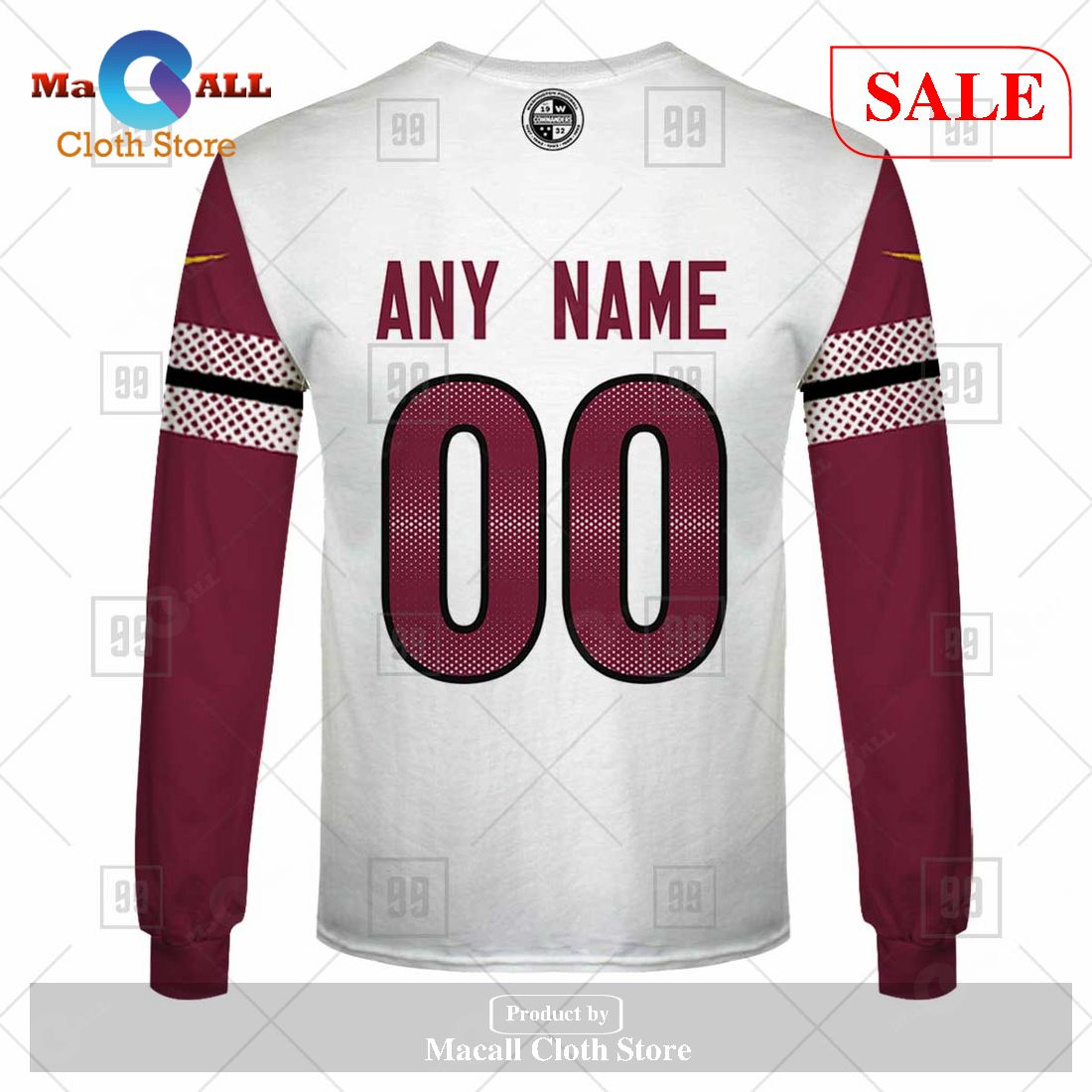 SALE] Washington Commanders Personalized NFL Jersey Hoodie 3D