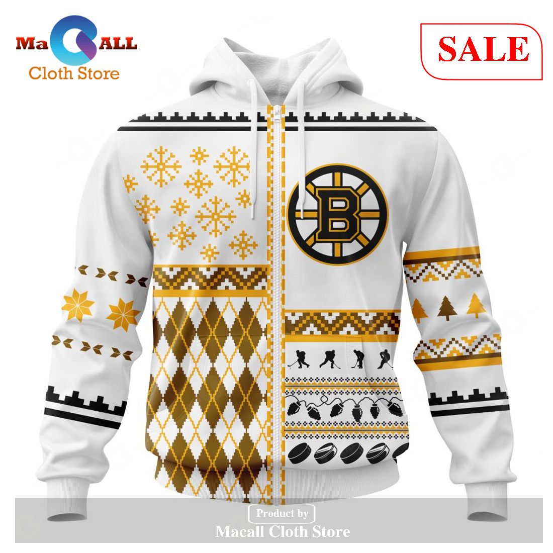 [SALE] Personalized NHL Boston Bruins Specialized Unisex Christmas Is Coming Hoodie Sweatshirt 3D LIMITED EDITION