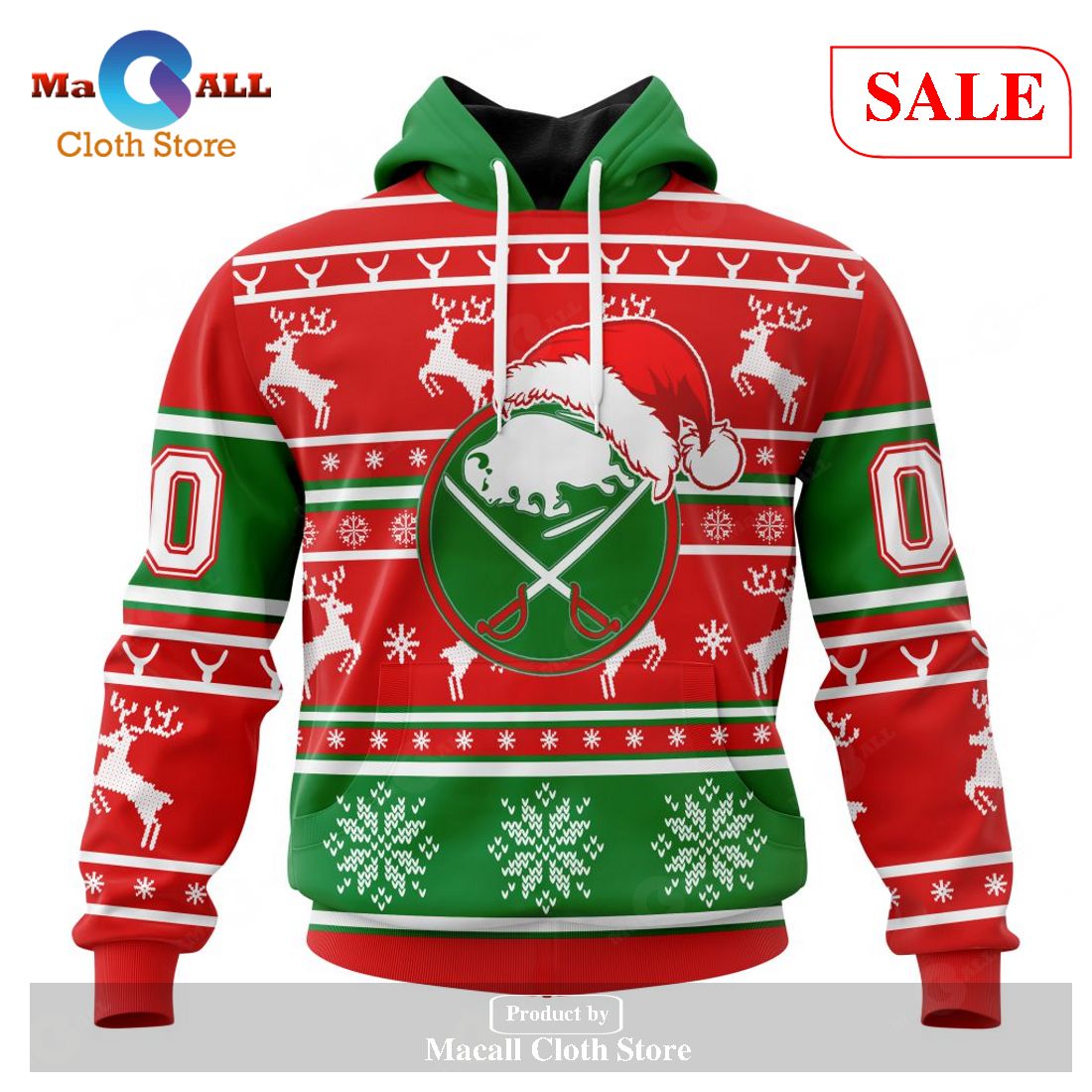 [SALE] Personalized NHL Buffalo Sabres – Specialized Unisex Christmas Is Coming Hoodie Sweatshirt 3D LIMITED EDITION – VD31