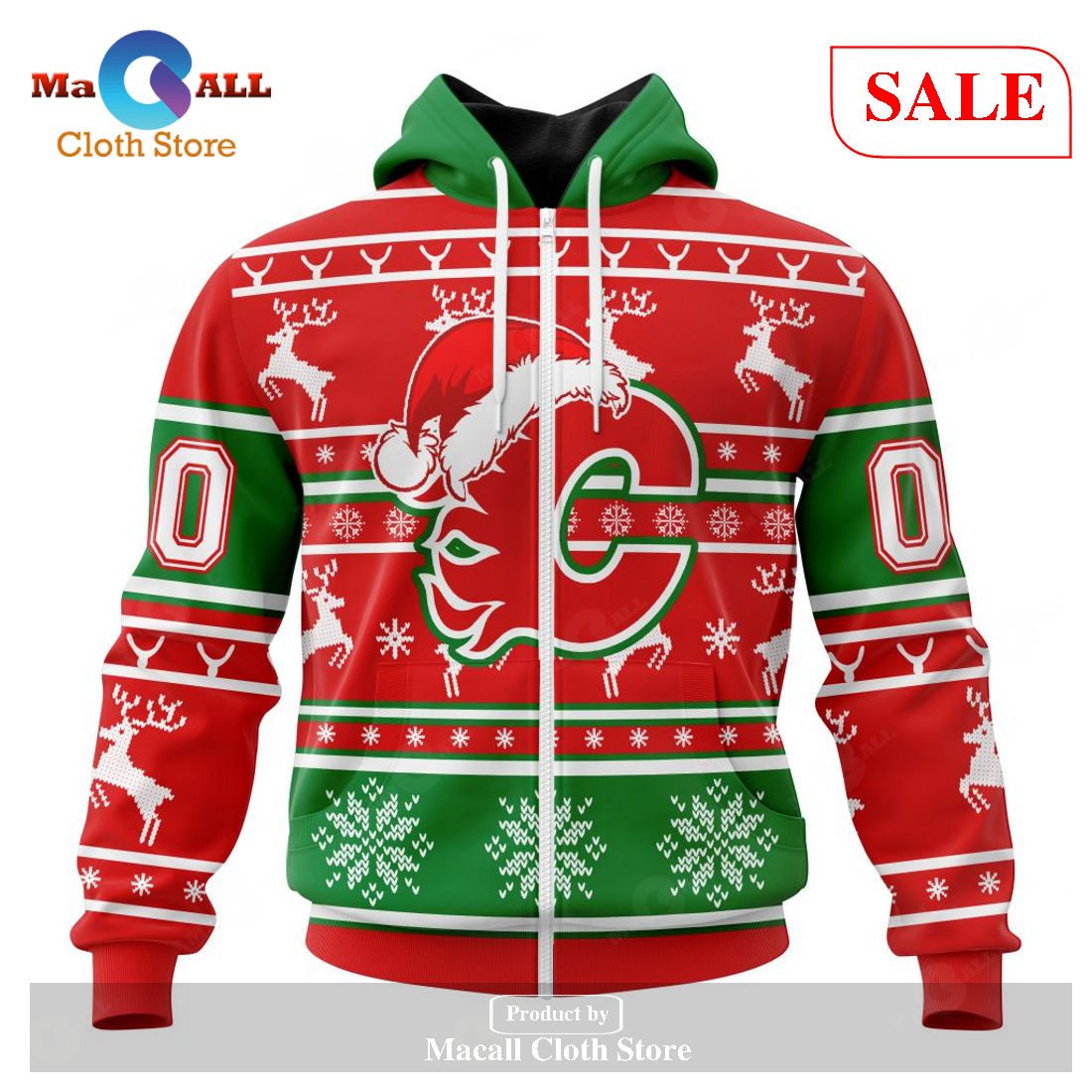 [SALE] Personalized NHL Calgary Flames – Specialized Unisex Christmas Is Coming Hoodie Sweatshirt 3D LIMITED EDITION – GB51