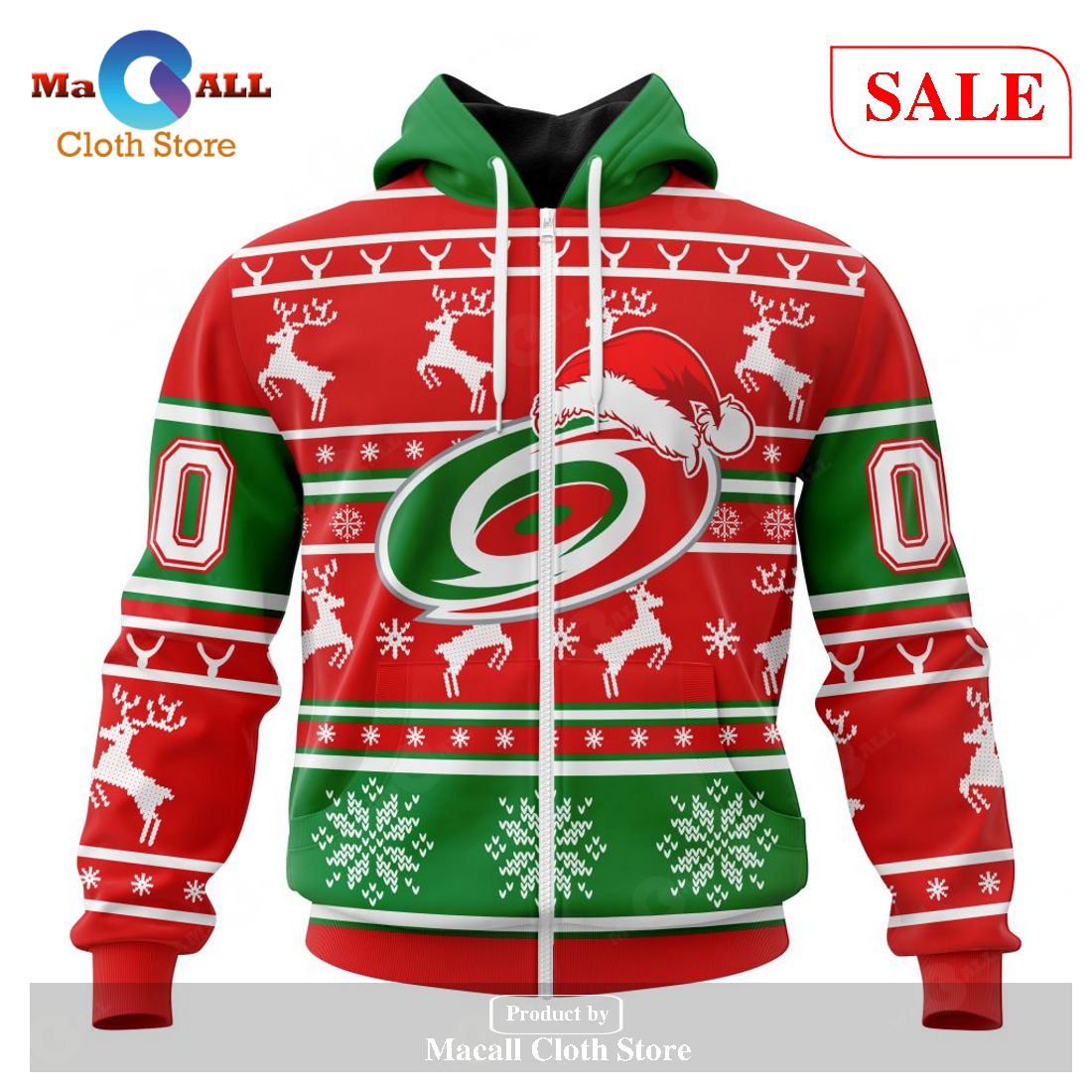 [SALE] Personalized NHL Carolina Hurricanes – Specialized Unisex Christmas Is Coming Hoodie Sweatshirt 3D LIMITED EDITION – 0O51