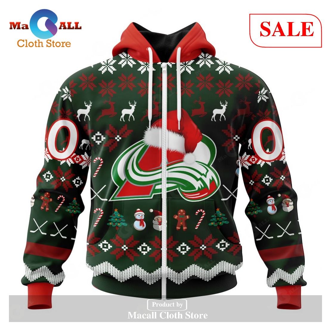 [SALE] Personalized NHL Colorado Avalanche – Specialized Unisex Christmas Is Coming Hoodie Sweatshirt 3D LIMITED EDITION – BO31