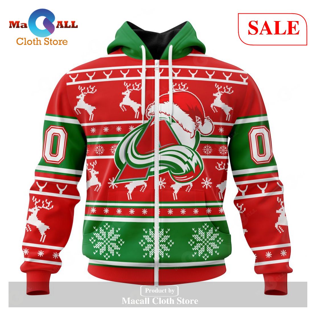 [SALE] Personalized NHL Colorado Avalanche – Specialized Unisex Christmas Is Coming Hoodie Sweatshirt 3D LIMITED EDITION – LR01