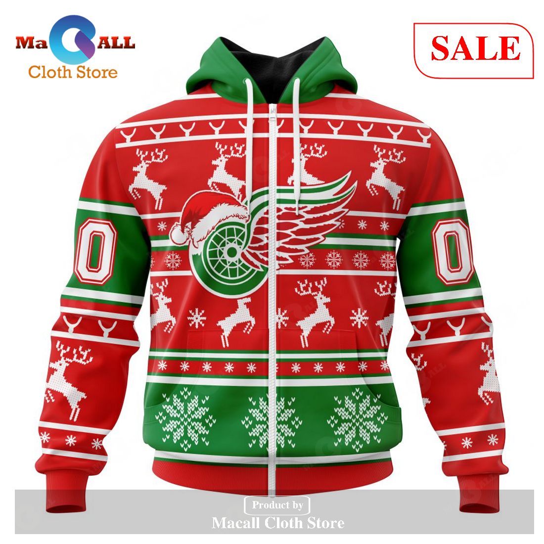 [SALE] Personalized NHL Detroit Red Wings – Specialized Unisex Christmas Is Coming Hoodie Sweatshirt 3D LIMITED EDITION – TS71