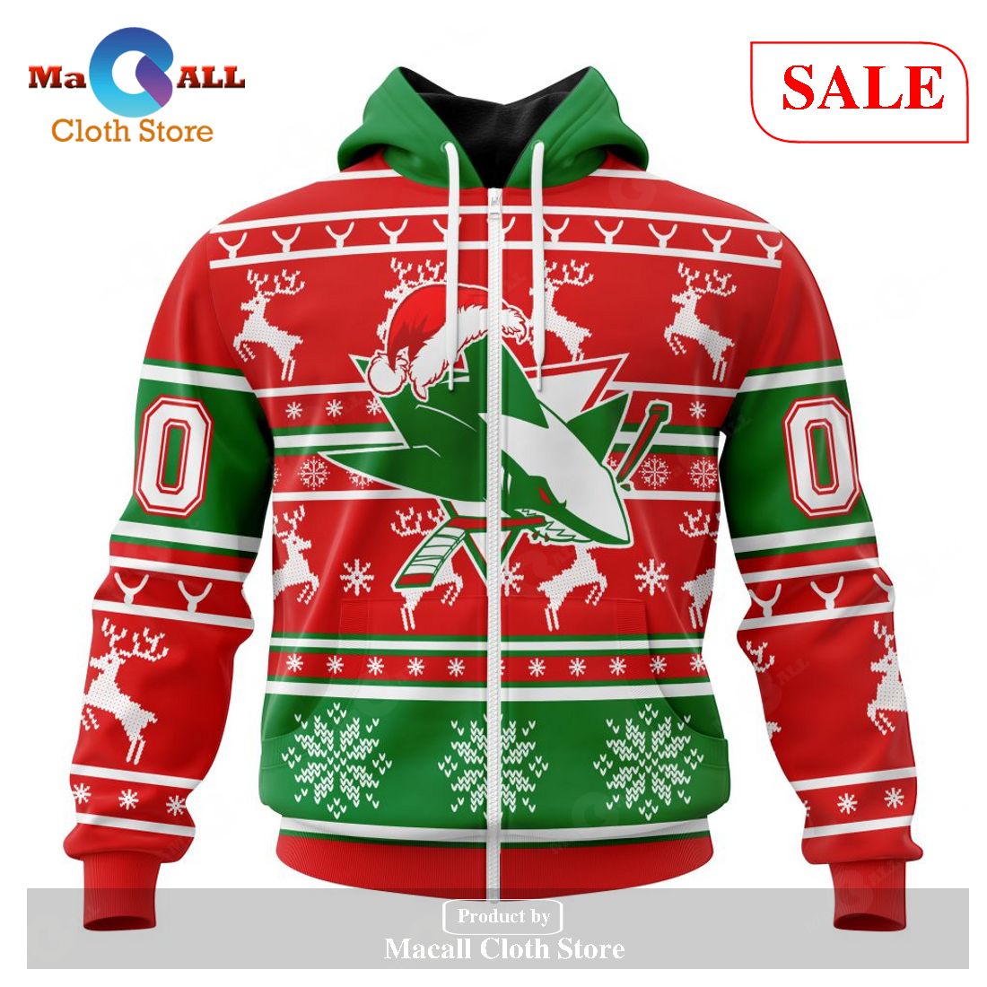 [SALE] Personalized NHL San Jose Sharks – Specialized Unisex Christmas Is Coming Hoodie Sweatshirt 3D LIMITED EDITION – PG11