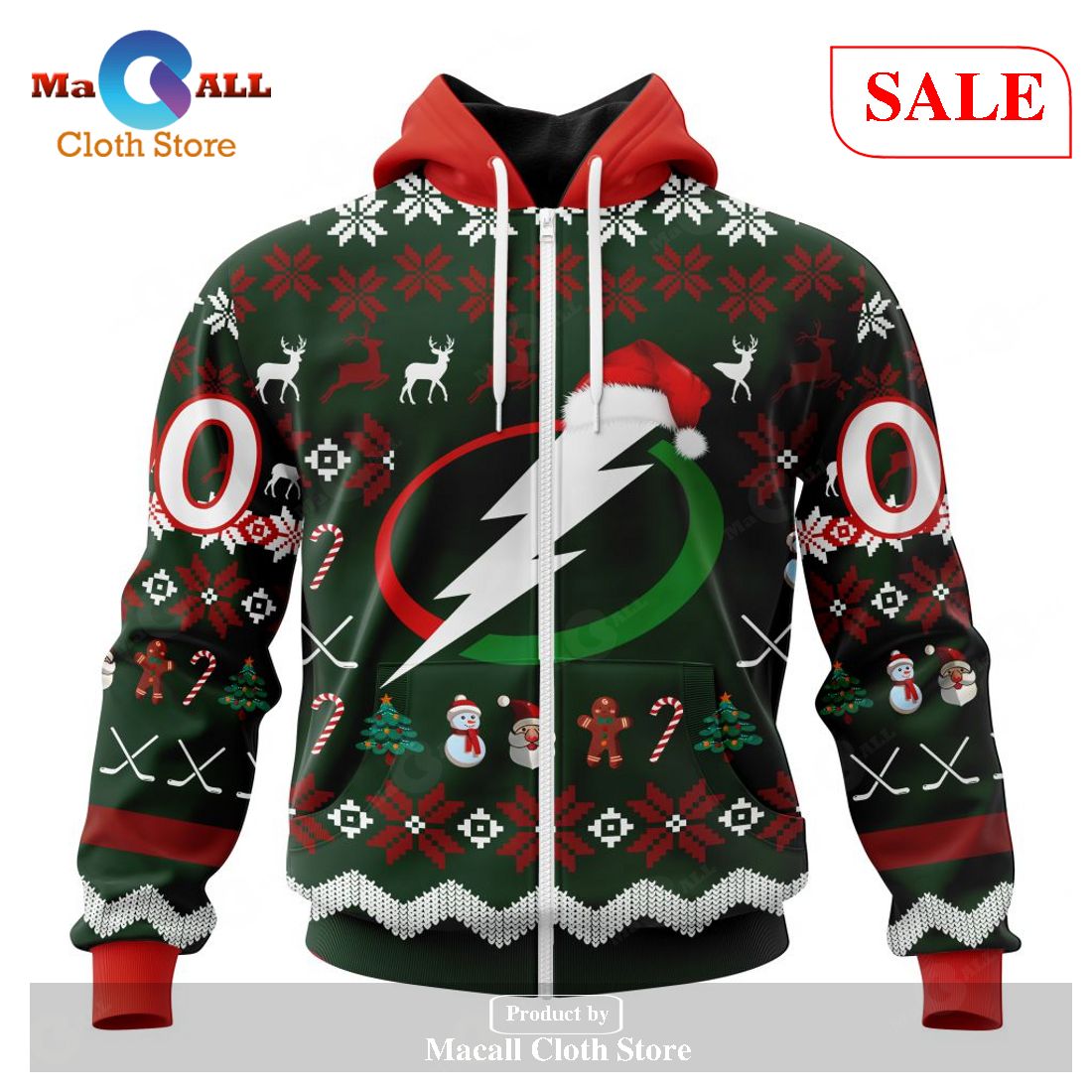 [SALE] Personalized NHL Tampa Bay Lightning – Specialized Unisex Christmas Is Coming Hoodie Sweatshirt 3D LIMITED EDITION – 4081