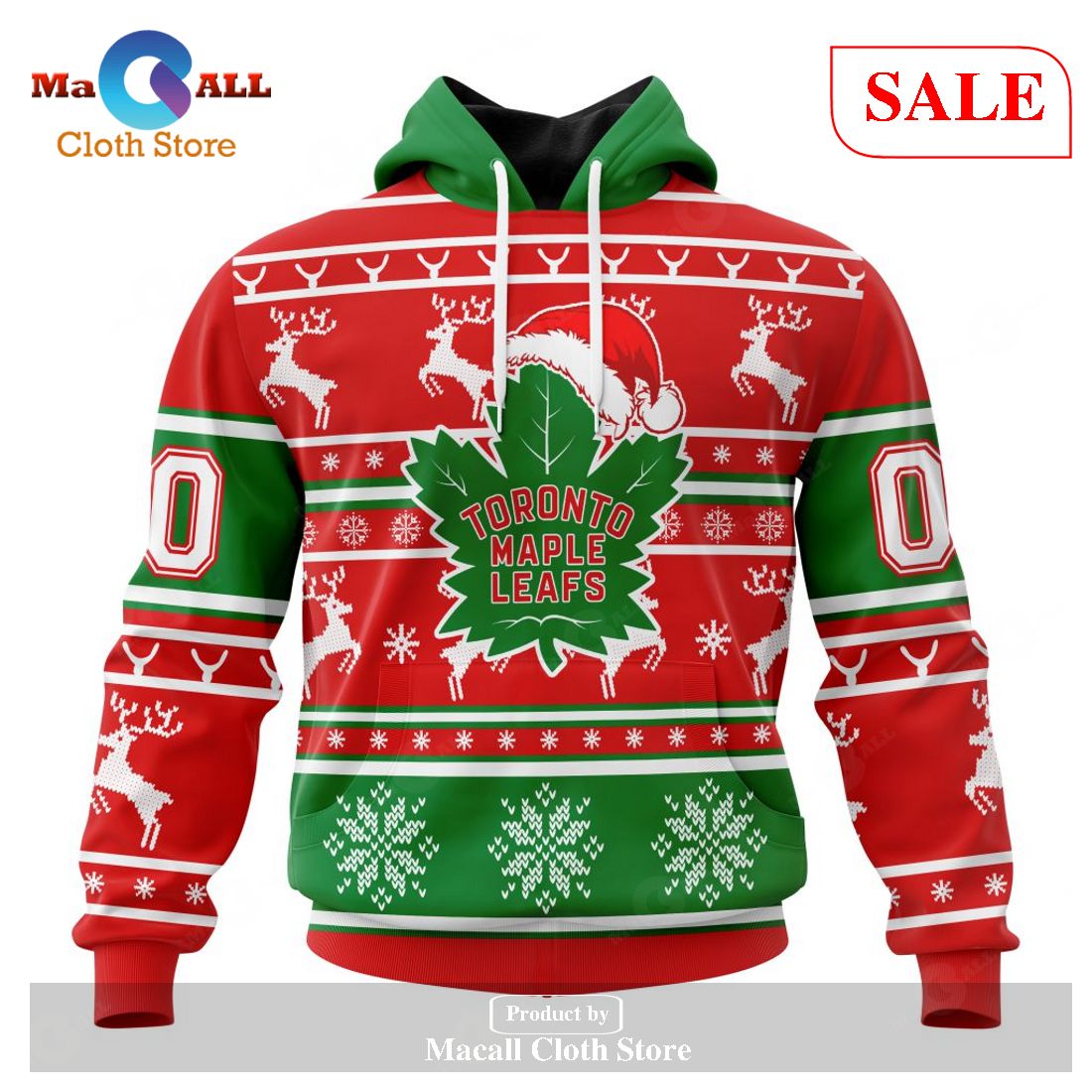 [SALE] Personalized NHL Toronto Maple Leafs – Specialized Unisex Christmas Is Coming Hoodie Sweatshirt 3D LIMITED EDITION – DE71