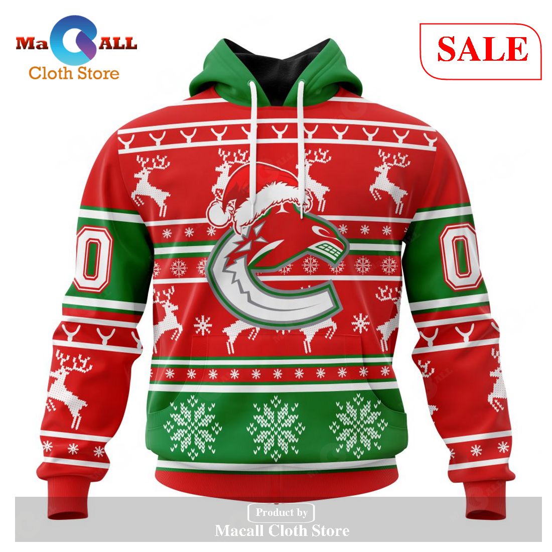 [SALE] Personalized NHL Vancouver Canucks – Specialized Unisex Christmas Is Coming Hoodie Sweatshirt 3D LIMITED EDITION – VO81