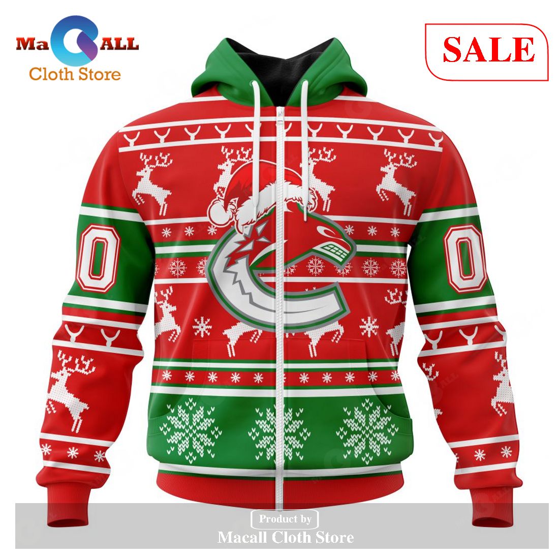 [SALE] Personalized NHL Vancouver Canucks – Specialized Unisex Christmas Is Coming Hoodie Sweatshirt 3D LIMITED EDITION – VO81