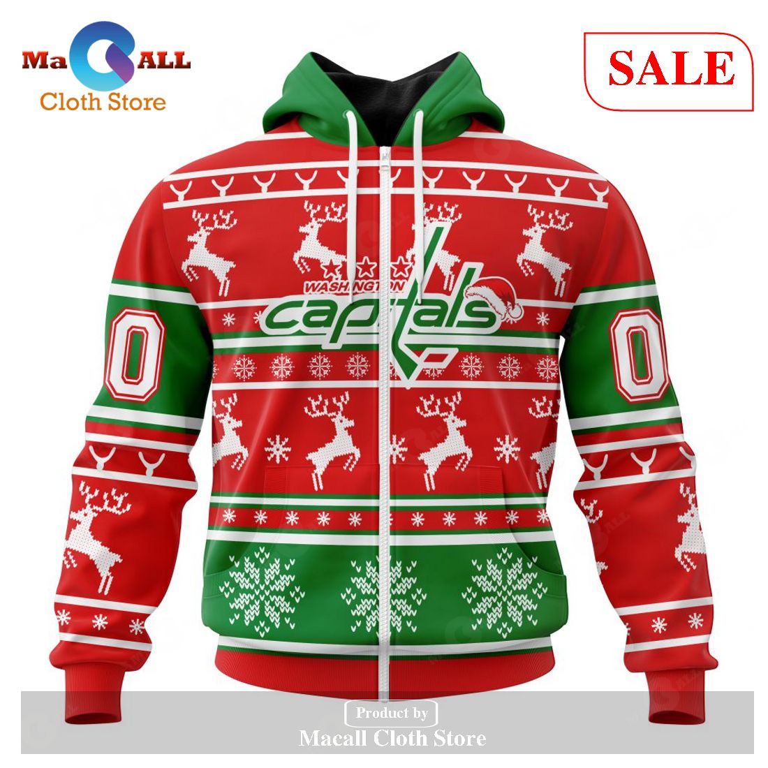 [SALE] Personalized NHL Washington Capitals – Specialized Unisex Christmas Is Coming Hoodie Sweatshirt 3D LIMITED EDITION – QB81