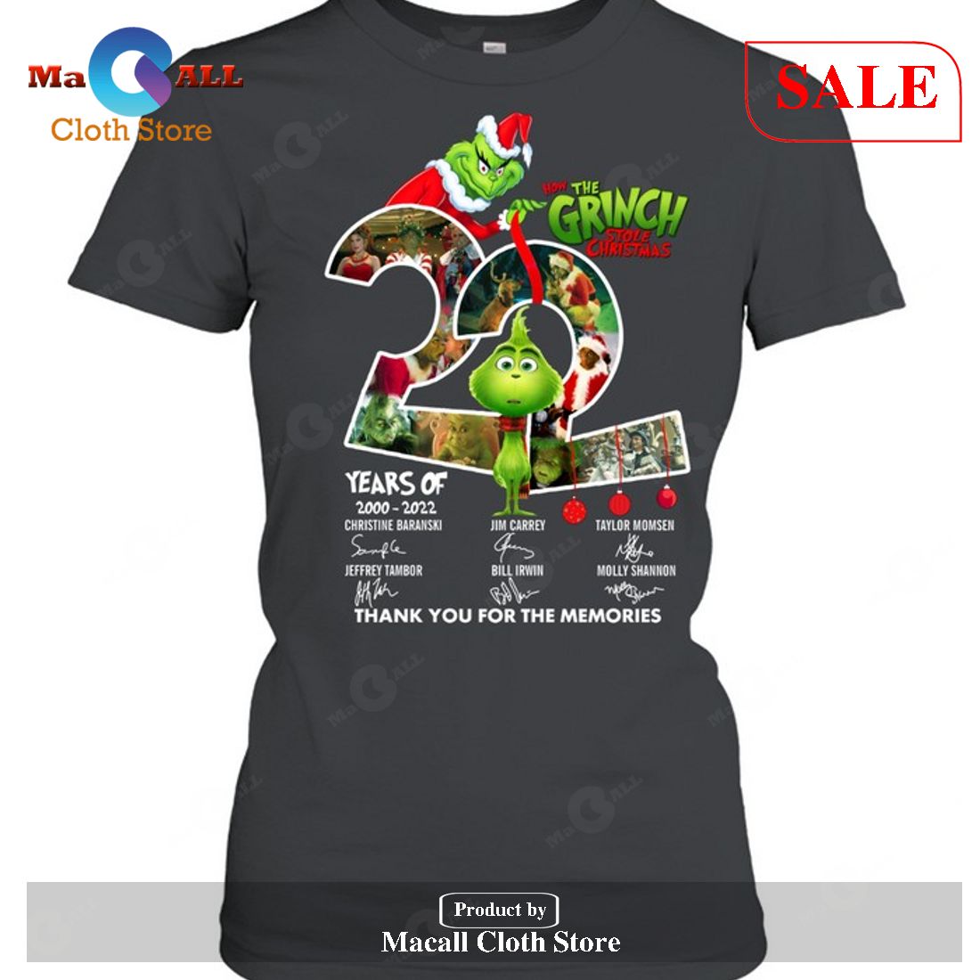 [SALE] 22 Years The Grinch Stole Christmas Signatures Thank You For The ...