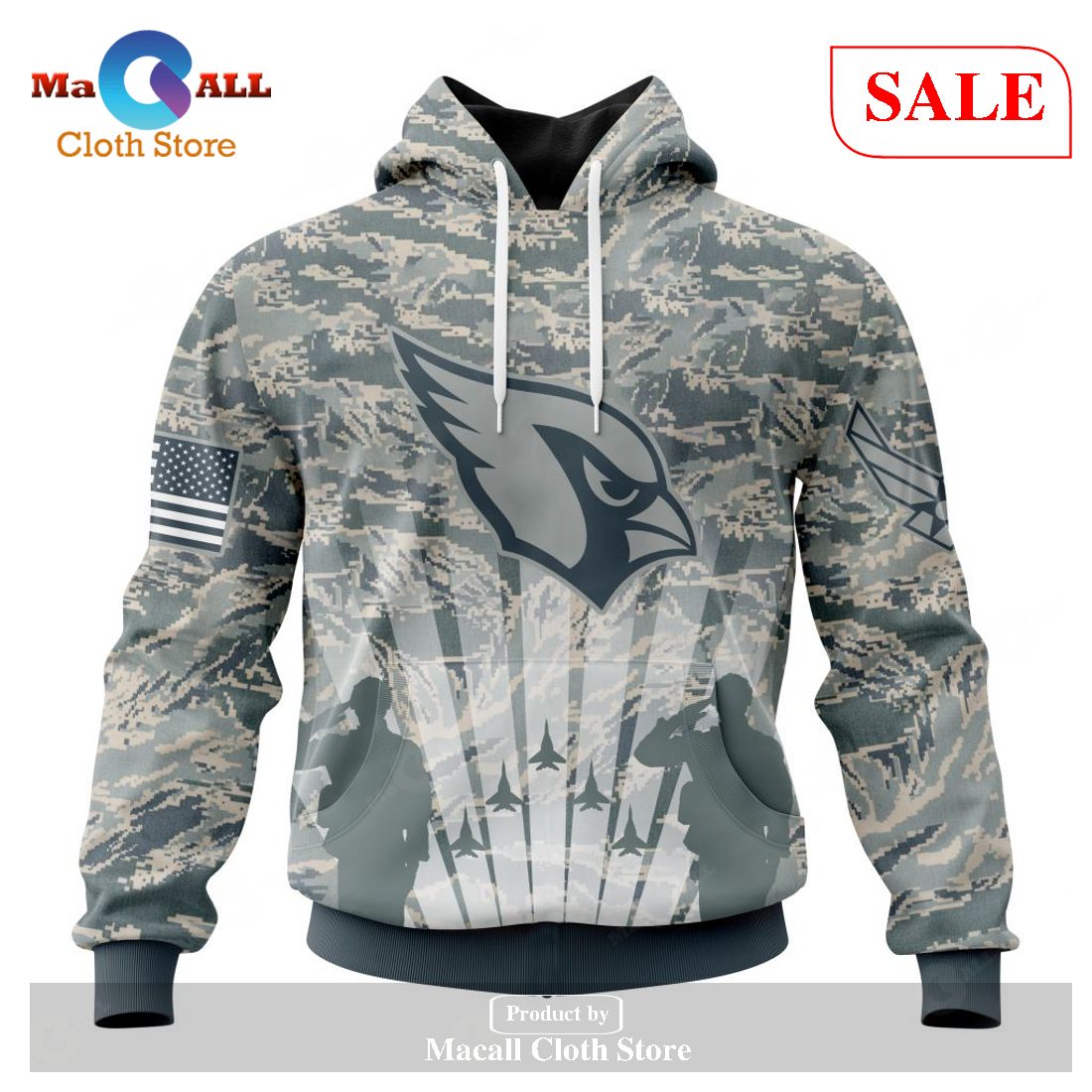 BEST NFL Atlanta Falcons Salute To Service - Honor Veterans And Their  Families 3D Hoodie