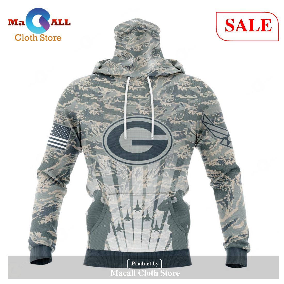 BEST NFL Green Bay Packers Salute To Service - Honor Veterans And Their  Families 3D Hoodie