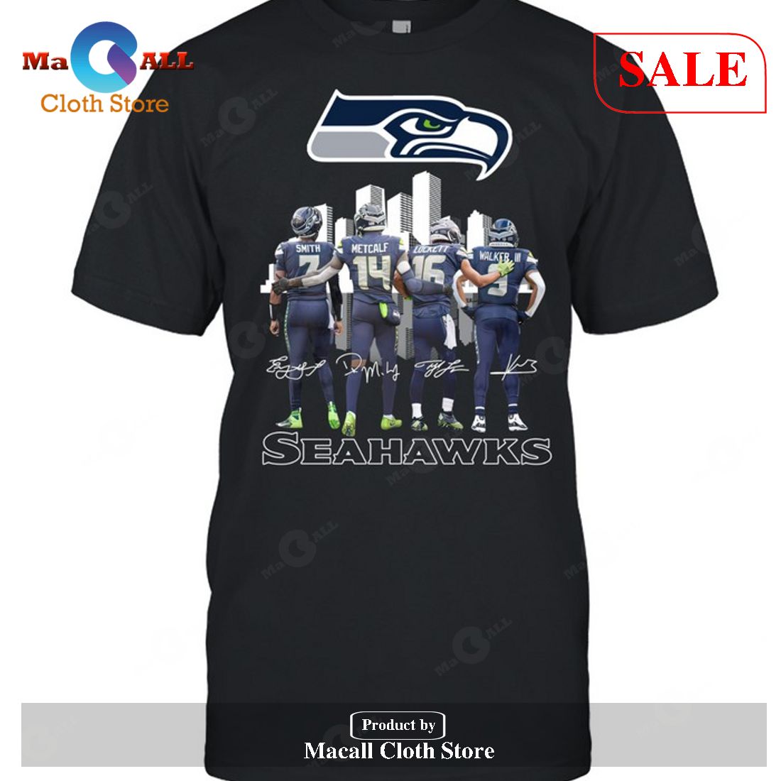 [SALE] Seattle Seahawks Footballs-Unisex T-Shirt