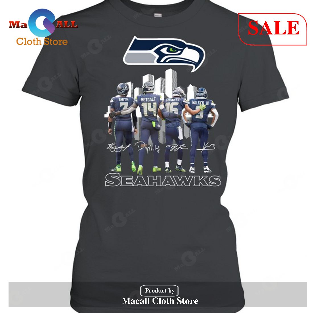 [SALE] Seattle Seahawks Footballs-Unisex T-Shirt