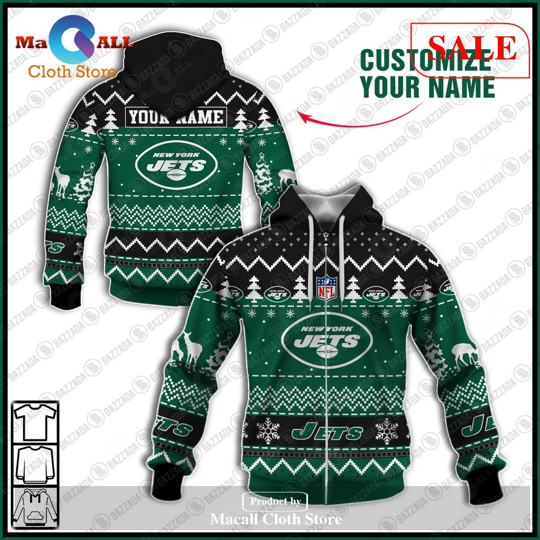 NY Jets Hoodie 3D Last Minute New York Jets Gift - Personalized Gifts:  Family, Sports, Occasions, Trending