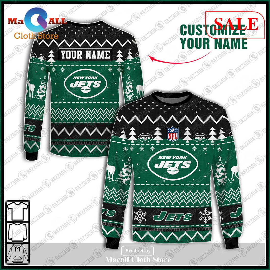 NY Jets Hoodie 3D Last Minute New York Jets Gift - Personalized Gifts:  Family, Sports, Occasions, Trending