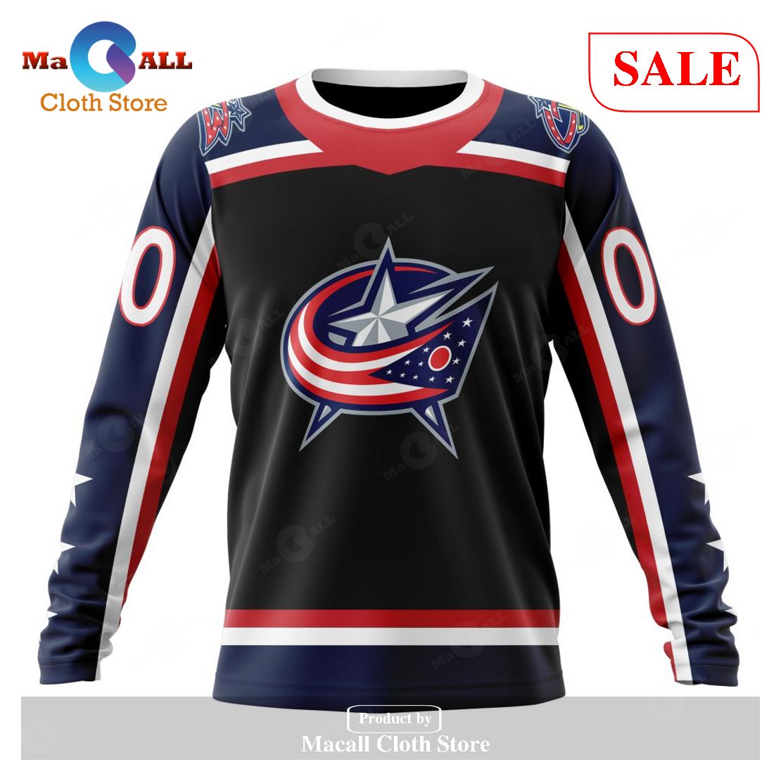Custom Columbus Blue Jackets Retro Vintage Tie Dye Sweatshirt NHL Hoodie 3D  - Bring Your Ideas, Thoughts And Imaginations Into Reality Today