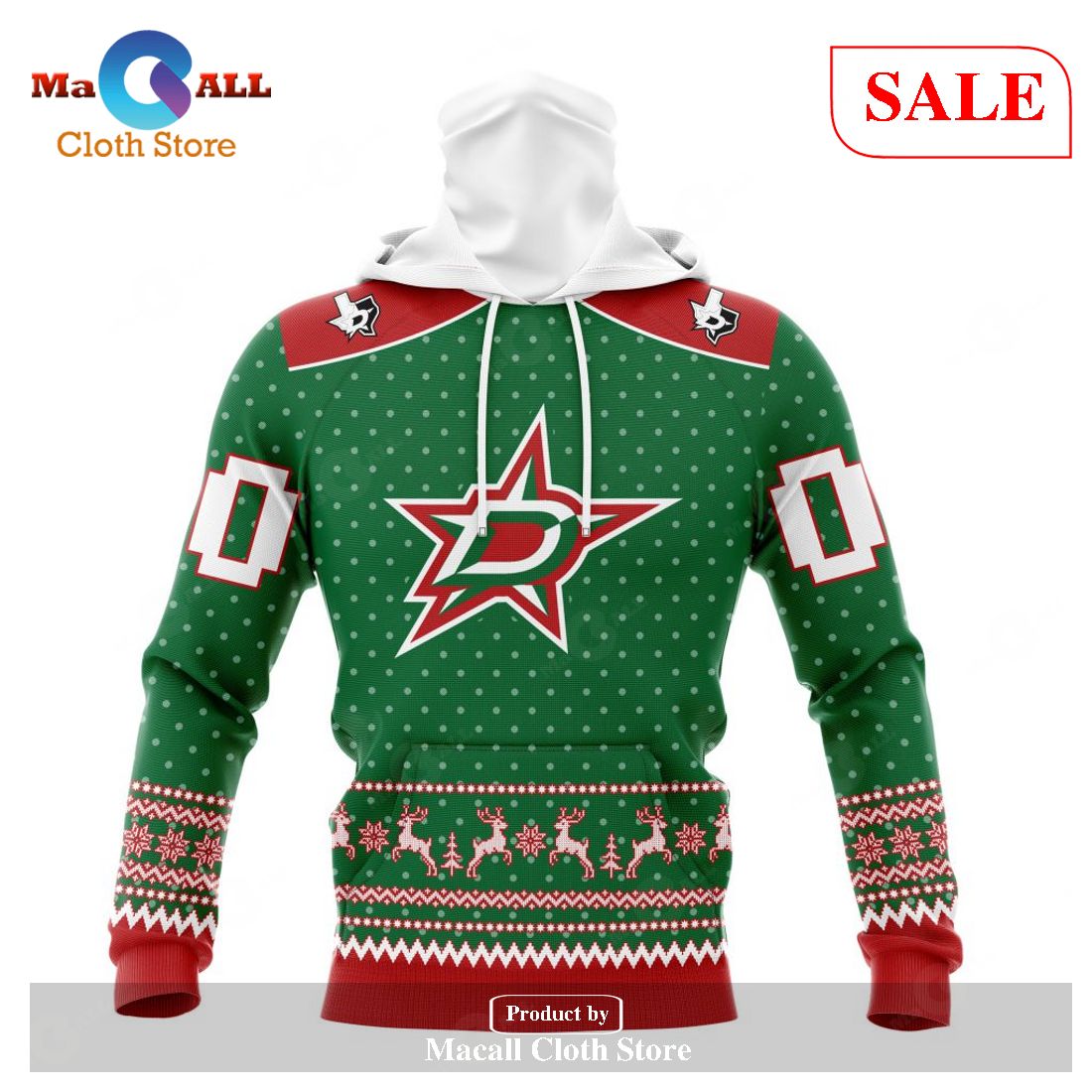 Custom Dallas Stars Christmas Unisex Shirt Sweatshirt NHL Hoodie 3D - Bring  Your Ideas, Thoughts And Imaginations Into Reality Today