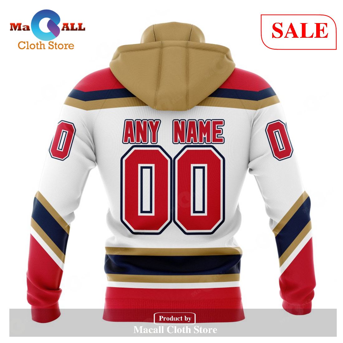 Personalized NHL Florida Panthers Reverse Retro 3D Printed Hoodie