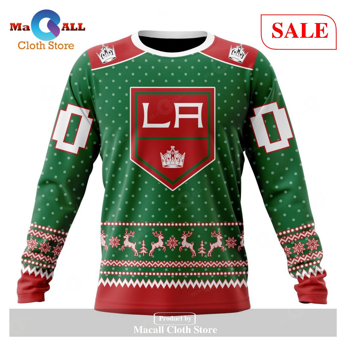 Custom Los Angeles Kings Unisex Christmas Sweatshirt NHL Hoodie 3D - Bring  Your Ideas, Thoughts And Imaginations Into Reality Today