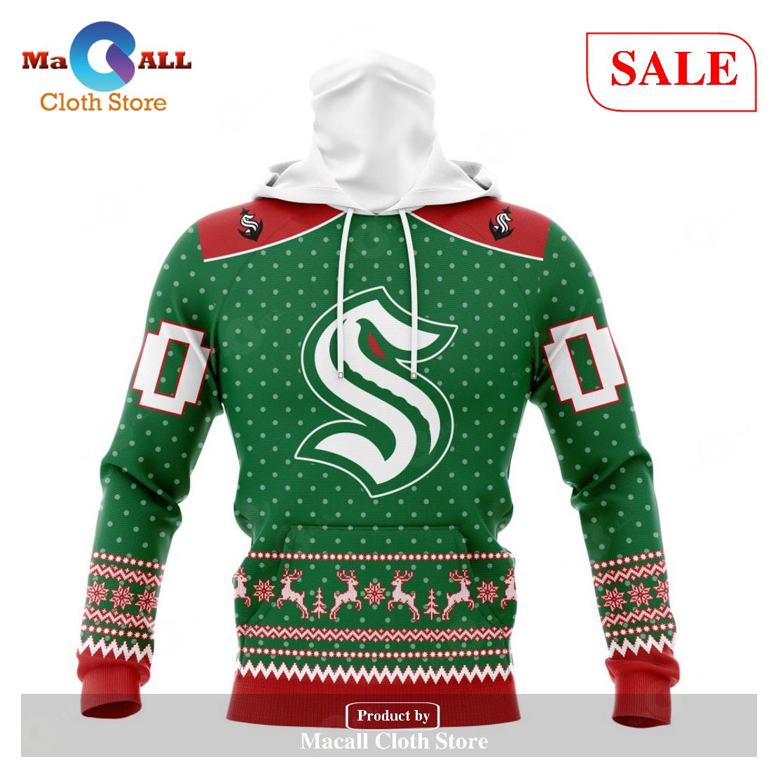 Custom Seattle Kraken Unisex Shirt Christmas NHL Hoodie 3D - Bring Your  Ideas, Thoughts And Imaginations Into Reality Today