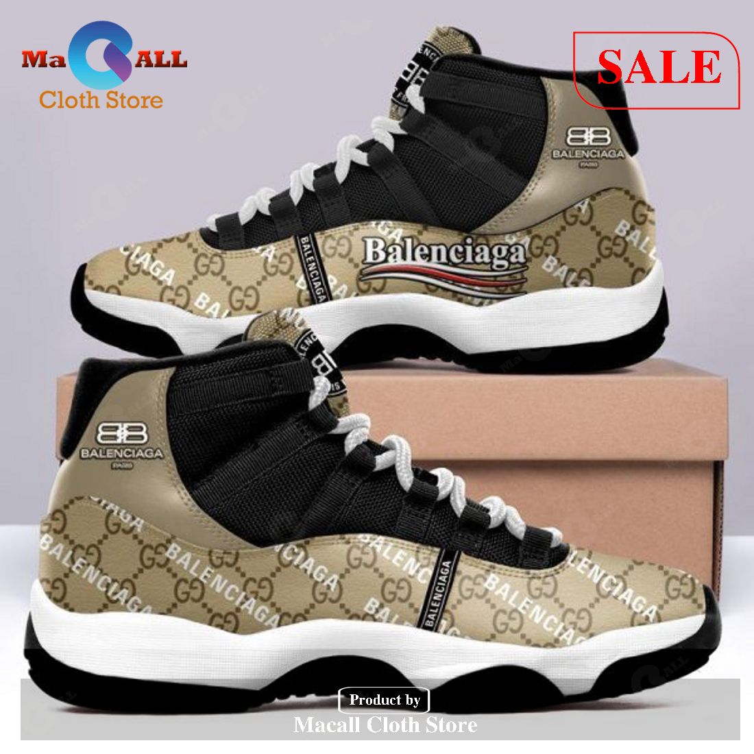 SALE] Luxury Gucci Air Jordan 11 Sneakers Shoes Hot 2022 Gifts For Men Women  POD Design - Macall Cloth Store - Destination for fashionistas