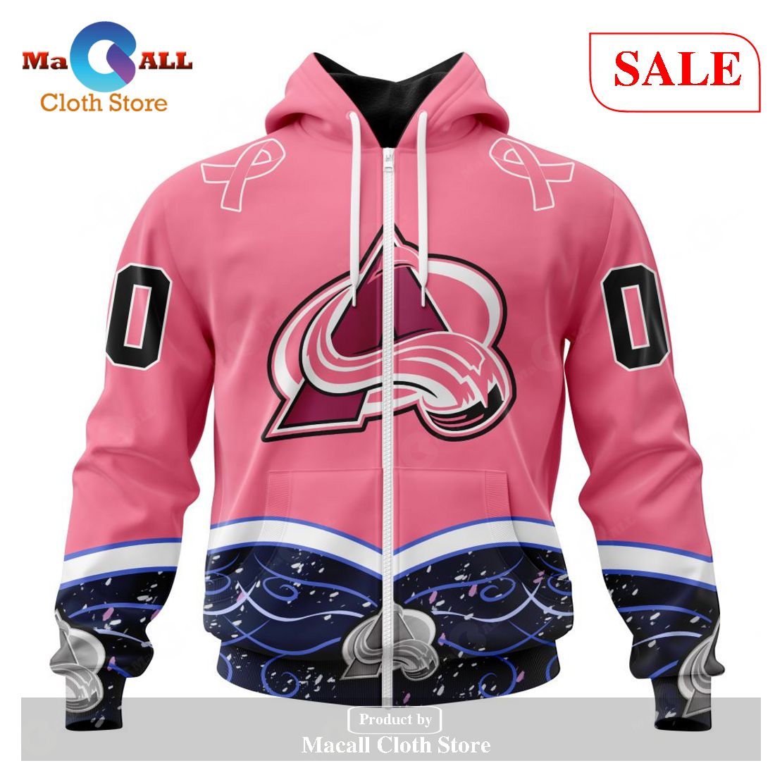 NHL Colorado Avalanche Personalized Special Retro Gradient Design Hoodie T- Shirt - Growkoc