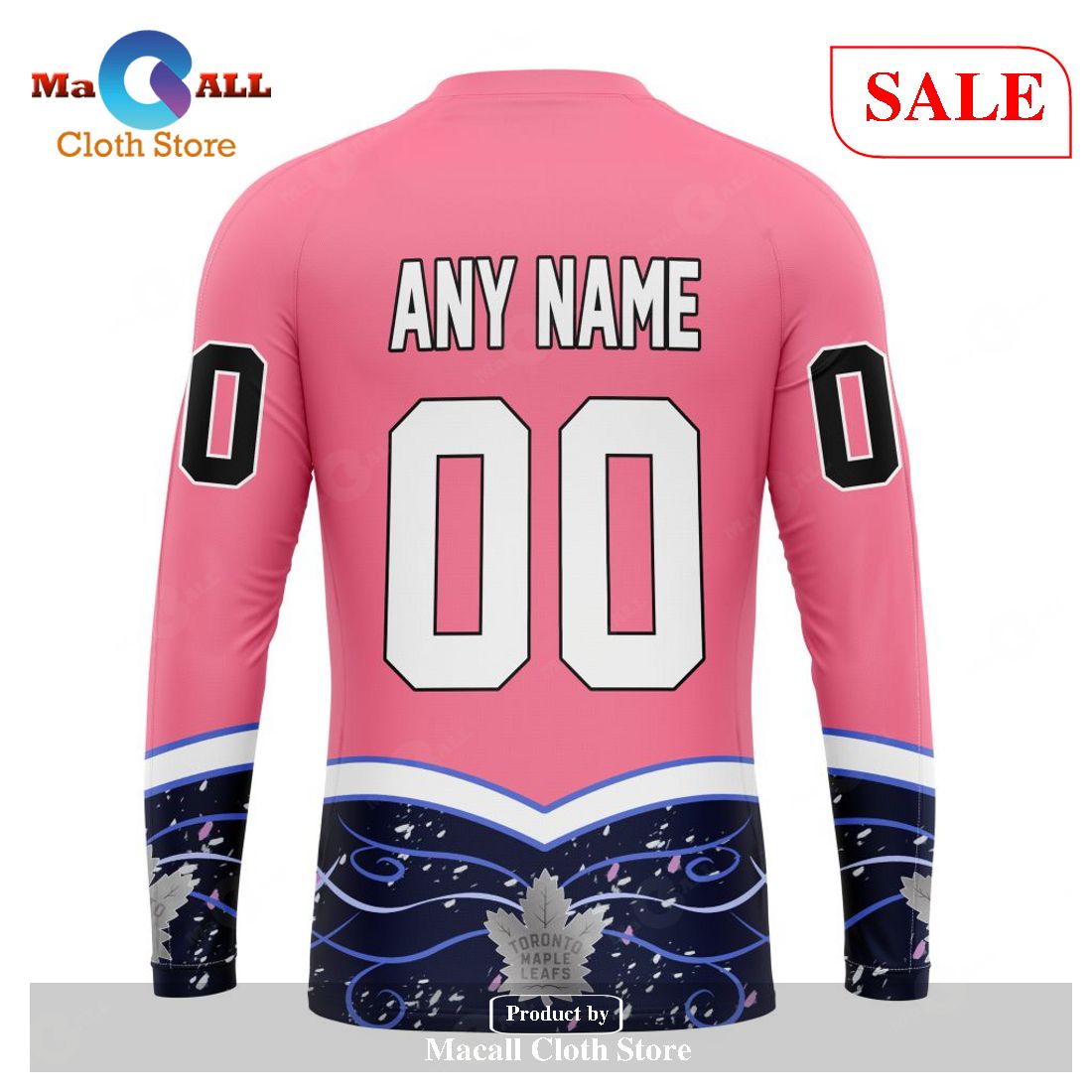 Custom Toronto Maple Leafs Fights Cancer NHL Shirt Hoodie 3D