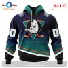 [SALE] Personalized NHL Anaheim Ducks Special Retro Gradient Design Hoodie Sweatshirt 3D LIMITED EDITION