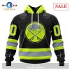 [SALE] Personalized NHL Calgary Flames – Specialized Unisex Kits With FireFighter Uniforms Color Hoodie Sweatshirt 3D