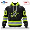 [SALE] Personalized NHL Columbus Blue Jackets – Specialized Unisex Kits With FireFighter Uniforms Color Hoodie Sweatshirt 3D