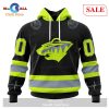 [SALE] Personalized NHL Montreal Canadiens – Specialized Unisex Kits With FireFighter Uniforms Color Hoodie Sweatshirt 3D
