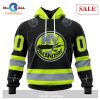 [SALE] Personalized NHL New Jersey Devils – Specialized Unisex Kits With FireFighter Uniforms Color Hoodie Sweatshirt 3D