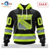 [SALE] Personalized NHL Ottawa Senators – Specialized Unisex Kits With FireFighter Uniforms Color Hoodie Sweatshirt 3D
