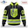 [SALE] Personalized NHL Washington Capitals – Specialized Unisex Kits With FireFighter Uniforms Color Hoodie Sweatshirt 3D