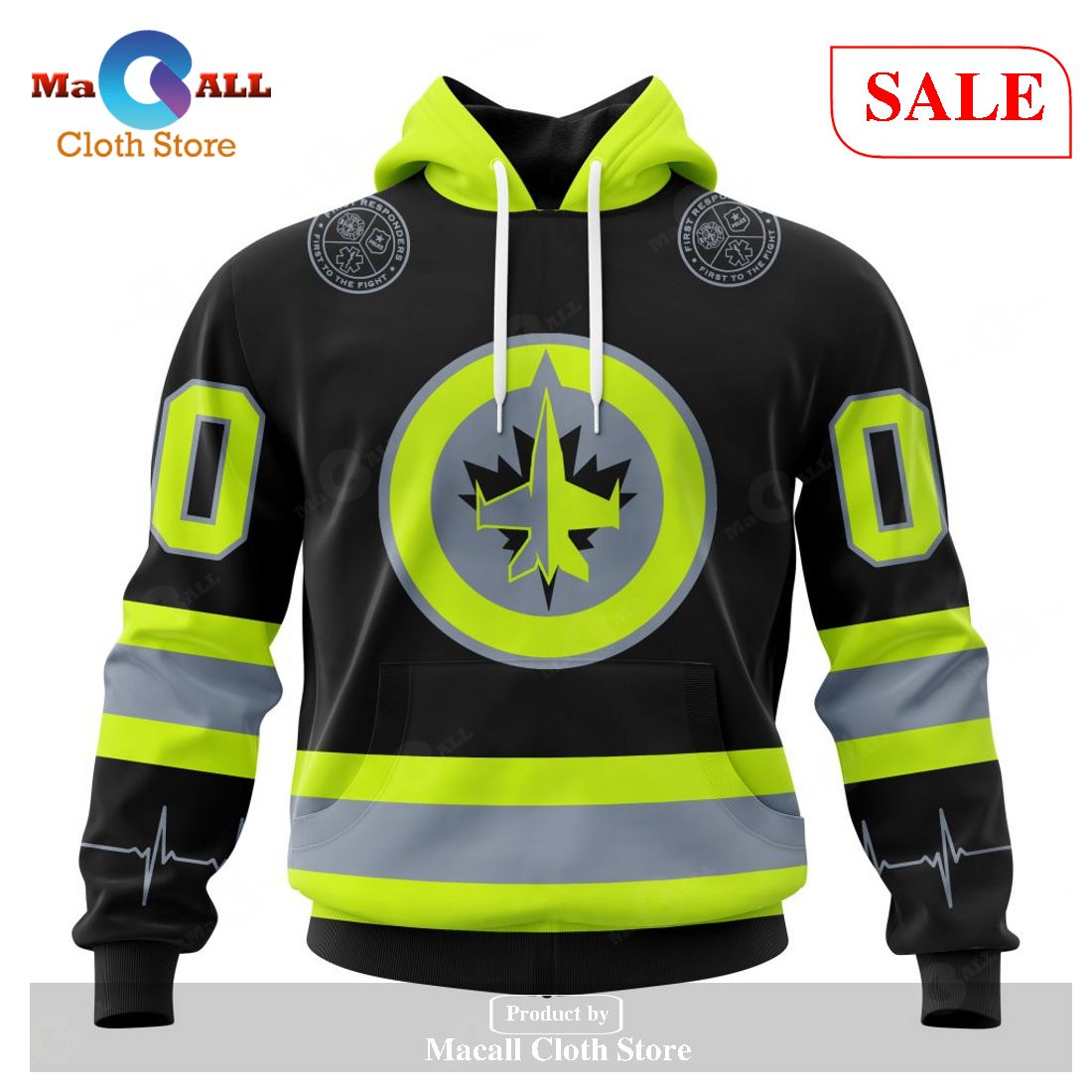 Custom Winnipeg Jets Zip Up Hoodie 3D Black History Month Gift -  Personalized Gifts: Family, Sports, Occasions, Trending