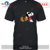 [SALE] NHL Chicago Blackhawks Snoopy Loves Chicago Blackhawks Fan-Unisex T-Shirt