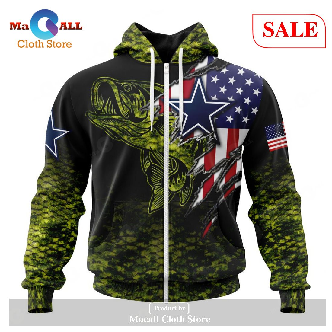 Shop Dallas Cowboys Army Hoodie