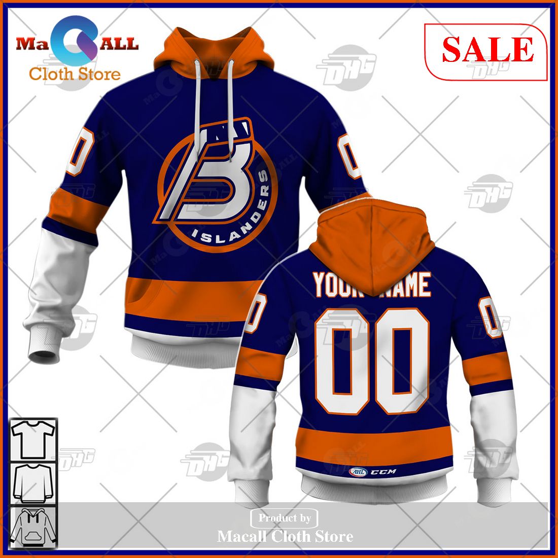 Bridgeport Islanders CCM Home Jersey