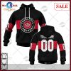 [SALE] Personalized AHL Charlotte Checkers Premier Jersey Red Hoodie Sweatshirt 3D