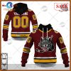 [SALE] Personalized AHL Chicago Wolves Premier Jersey White Hoodie Sweatshirt 3D