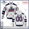 [SALE] Personalized AHL Hartford Wolf Pack Premier Jersey Blue Hoodie Sweatshirt 3D