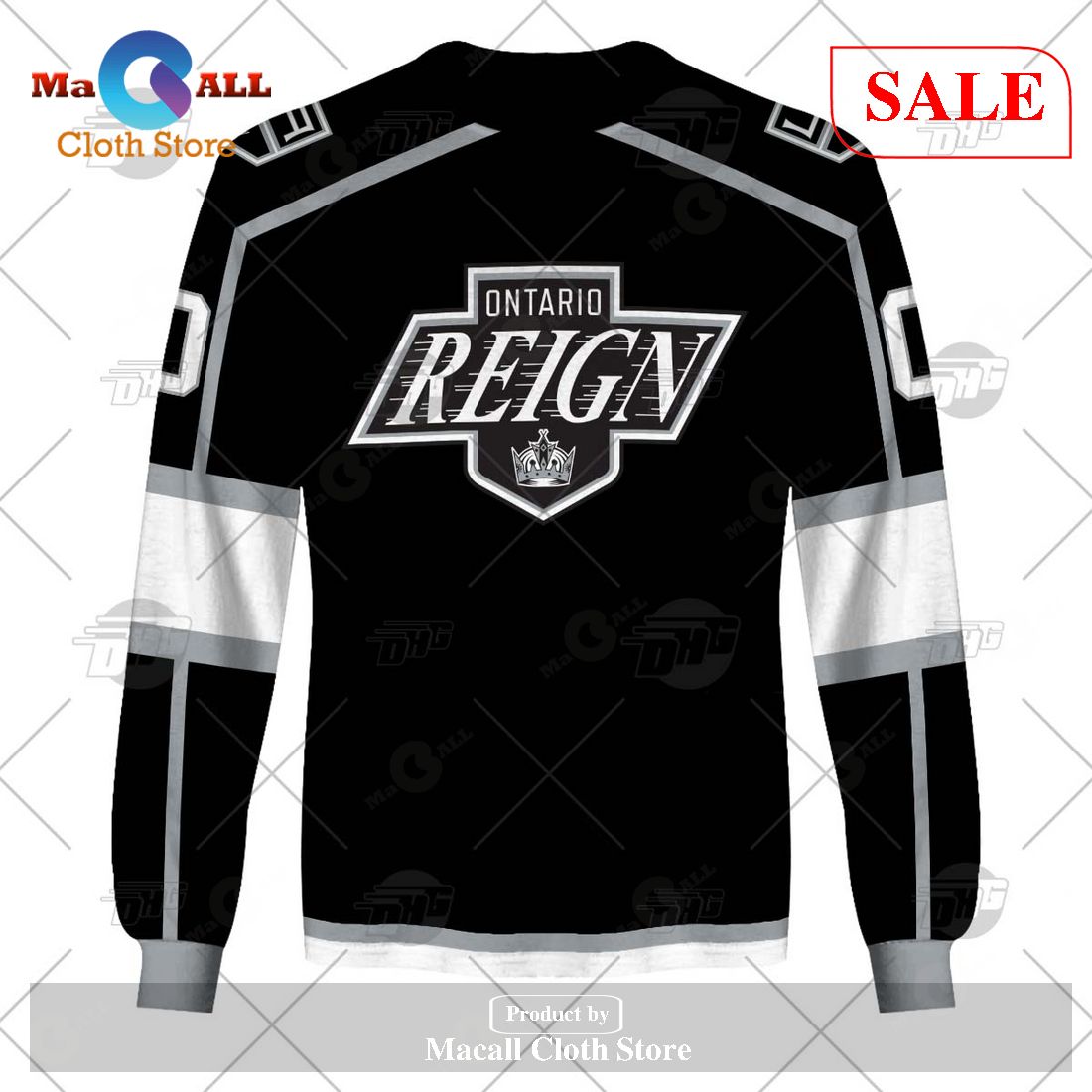 SALE] Personalized AHL Ontario Reign Premier Jersey Hoodie Sweatshirt 3D -  Macall Cloth Store - Destination for fashionistas