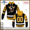 [SALE] Personalized AHL Wilkes-Barre Scranton Penguins Premier Jersey White Hoodie Sweatshirt 3D