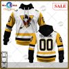 [SALE] Personalized AHL Wilkes-Barre Scranton Penguins Premier Jersey Yellow Hoodie Sweatshirt 3D